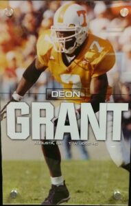 Deon Grant in football uniform