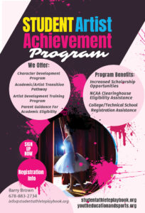 Student Artist Achievement Program Flyer