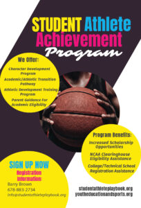 Student Athlete Achievement Program flyer